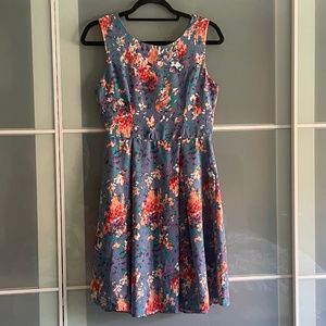 Yellow Star Floral Dress (Modcloth)